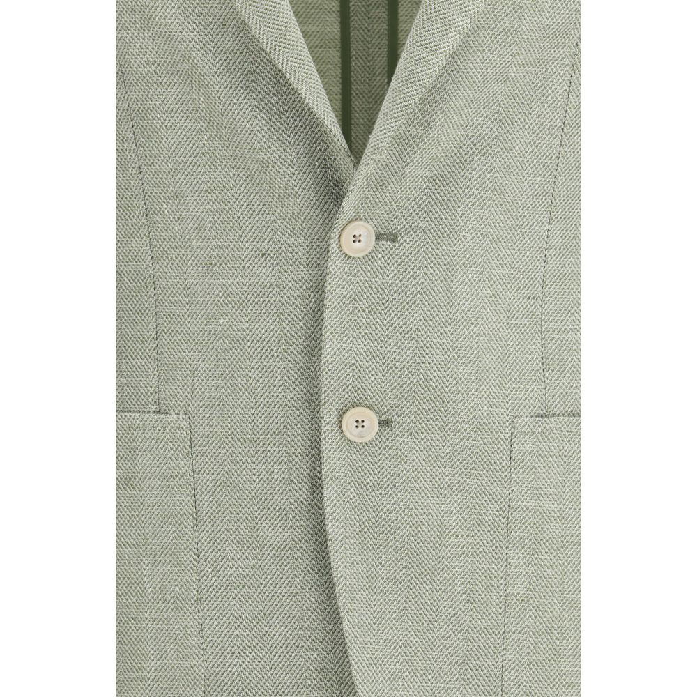 Blazer en lin bicolore Tagliatore