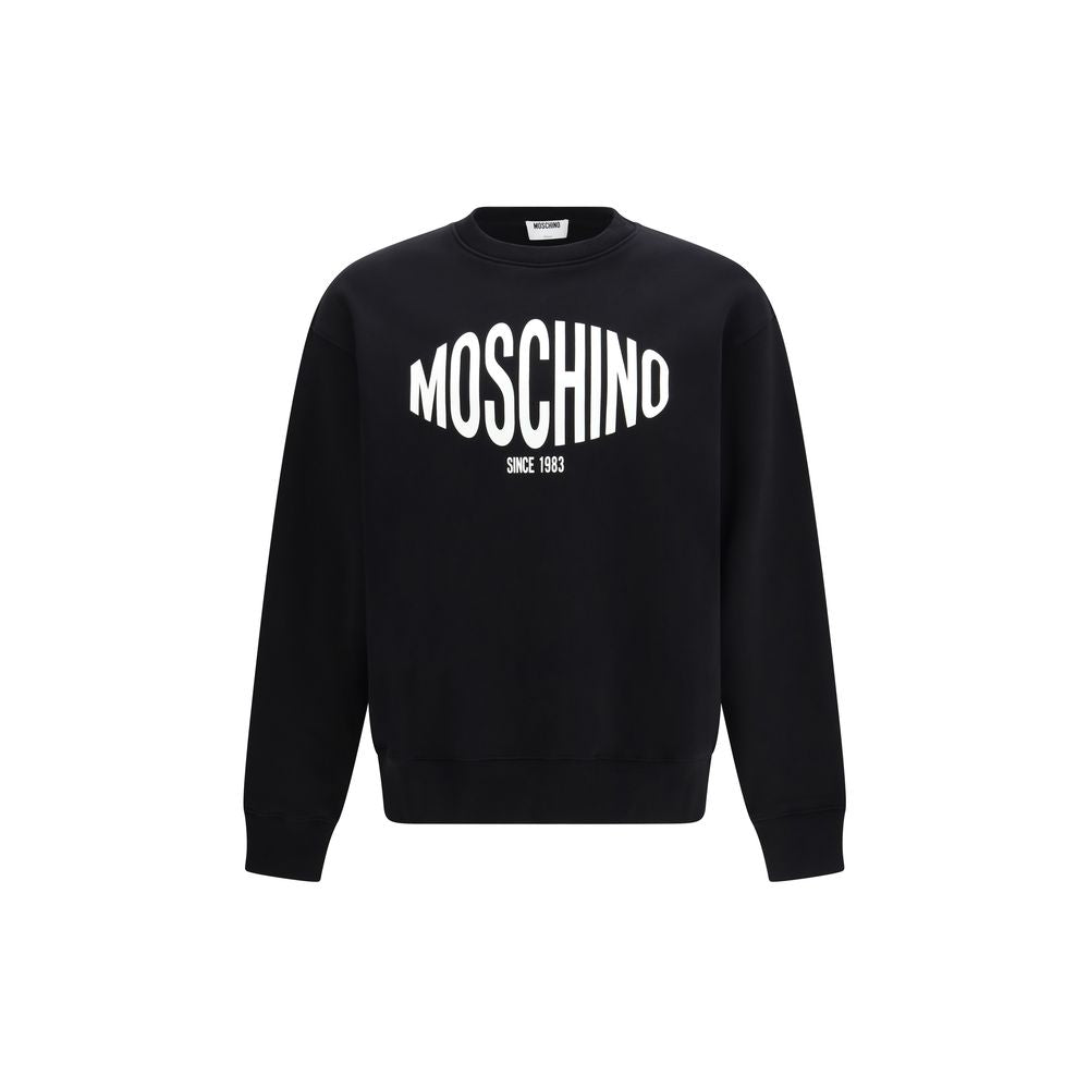 Sweat-shirt Moschino en coton noir