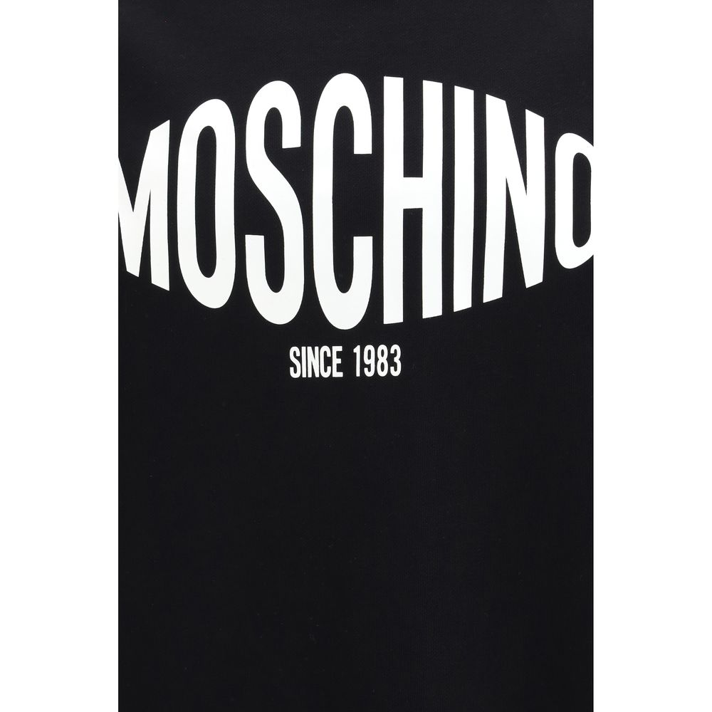 Sweat-shirt Moschino en coton noir