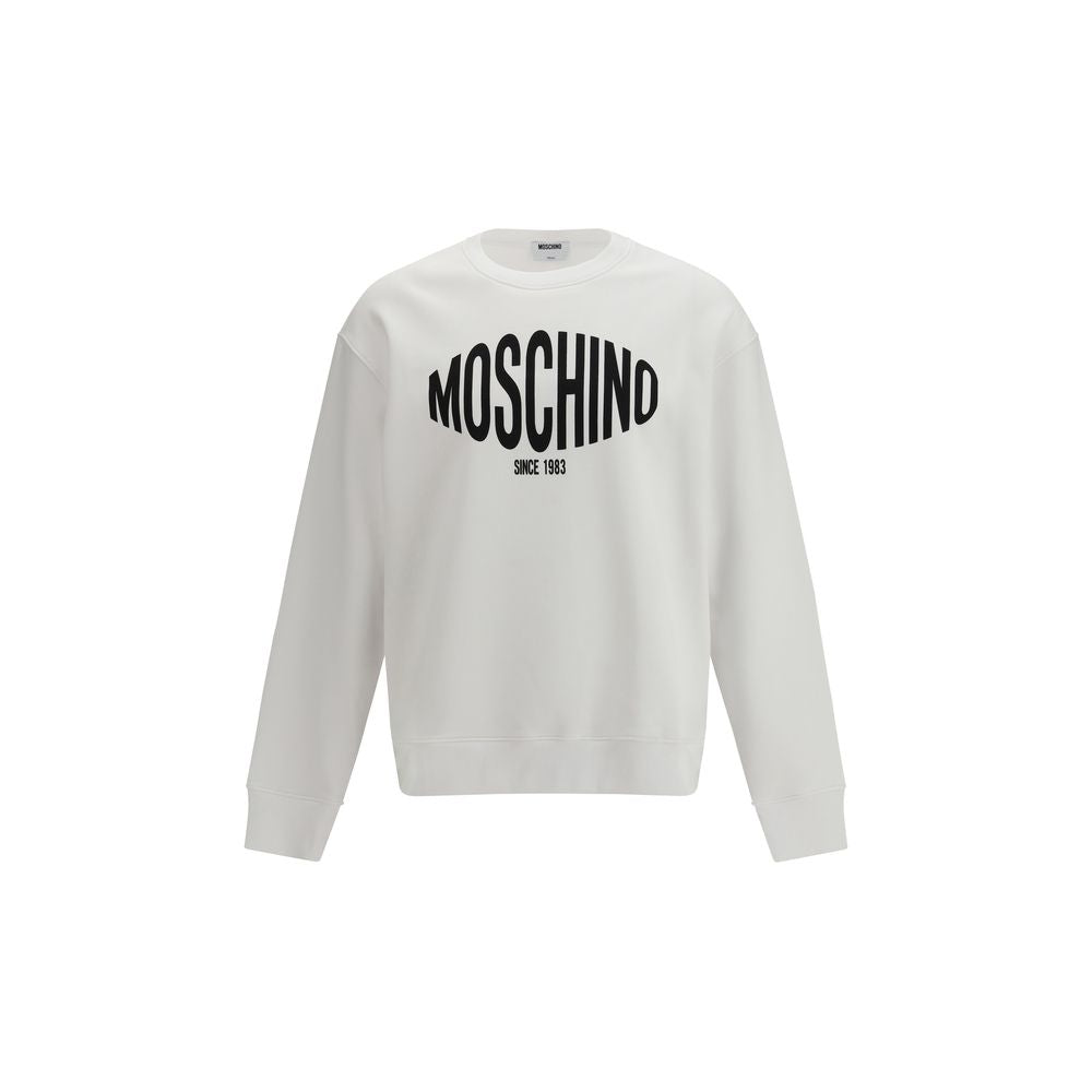 Moschino White Sweatshirt for Men