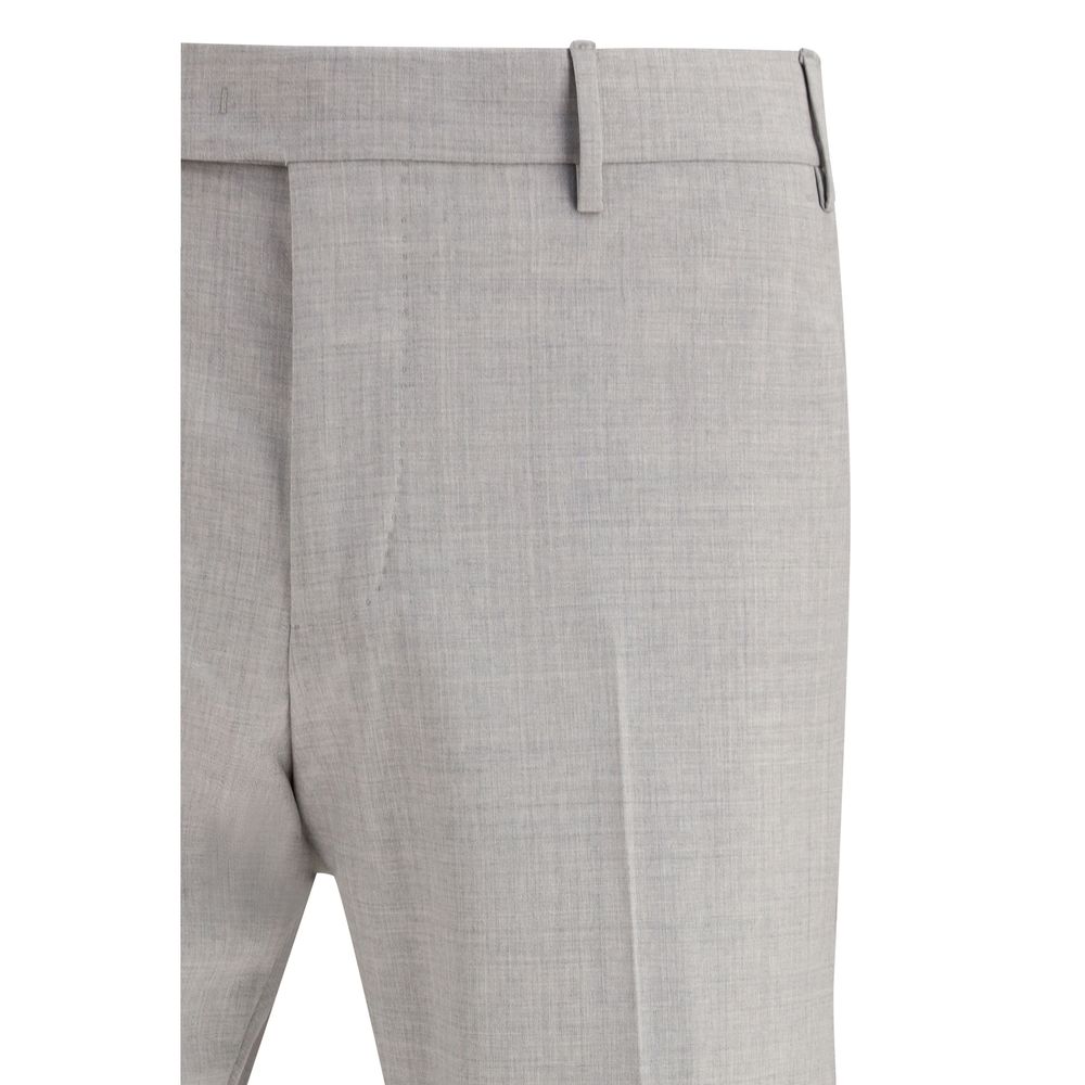 PT Torino Grey Dress Pants for Men detail view