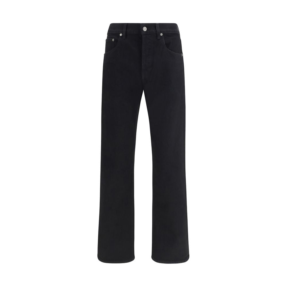 Golden Goose Black Slim Fit Jeans for Men