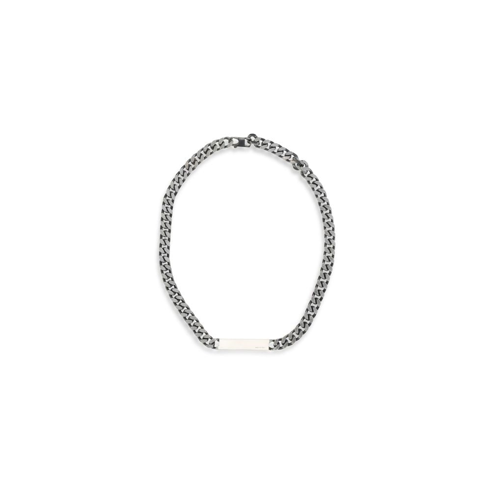 MM6 Silver Metal Necklace