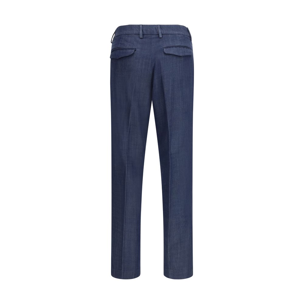 Pantalon habillé Cruna bleu Tencel