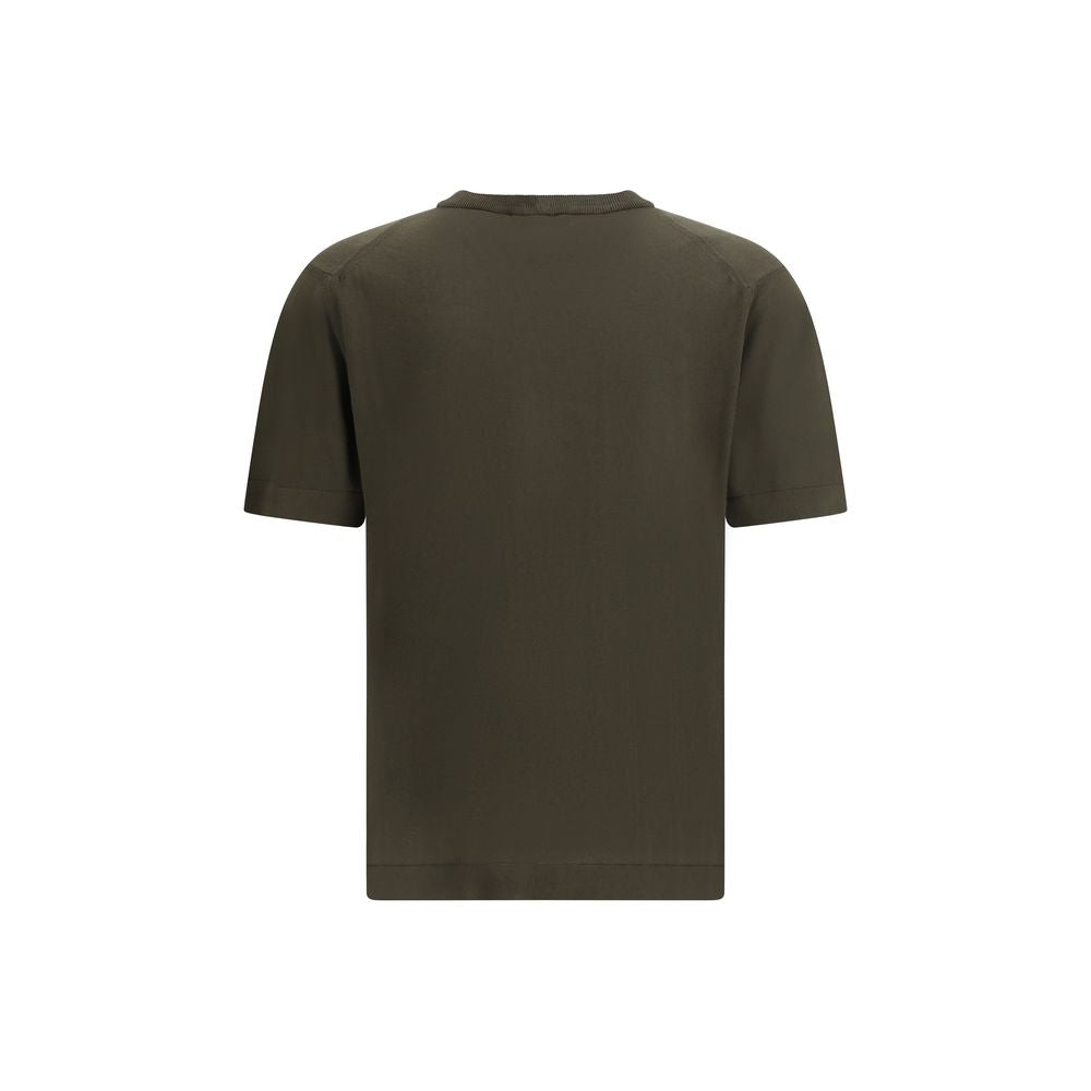 T-shirt bicolore en coton Cruna