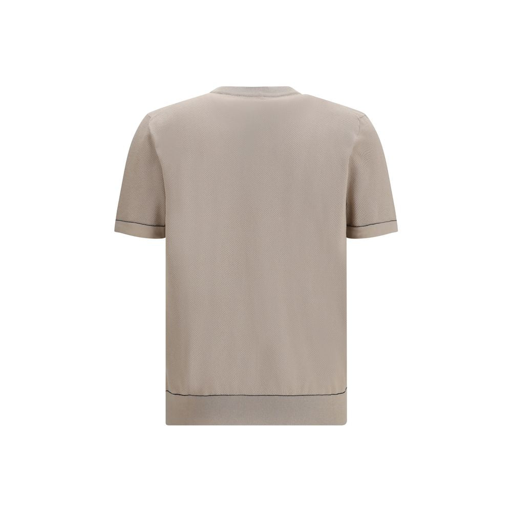 T-shirt Brioni en coton beige