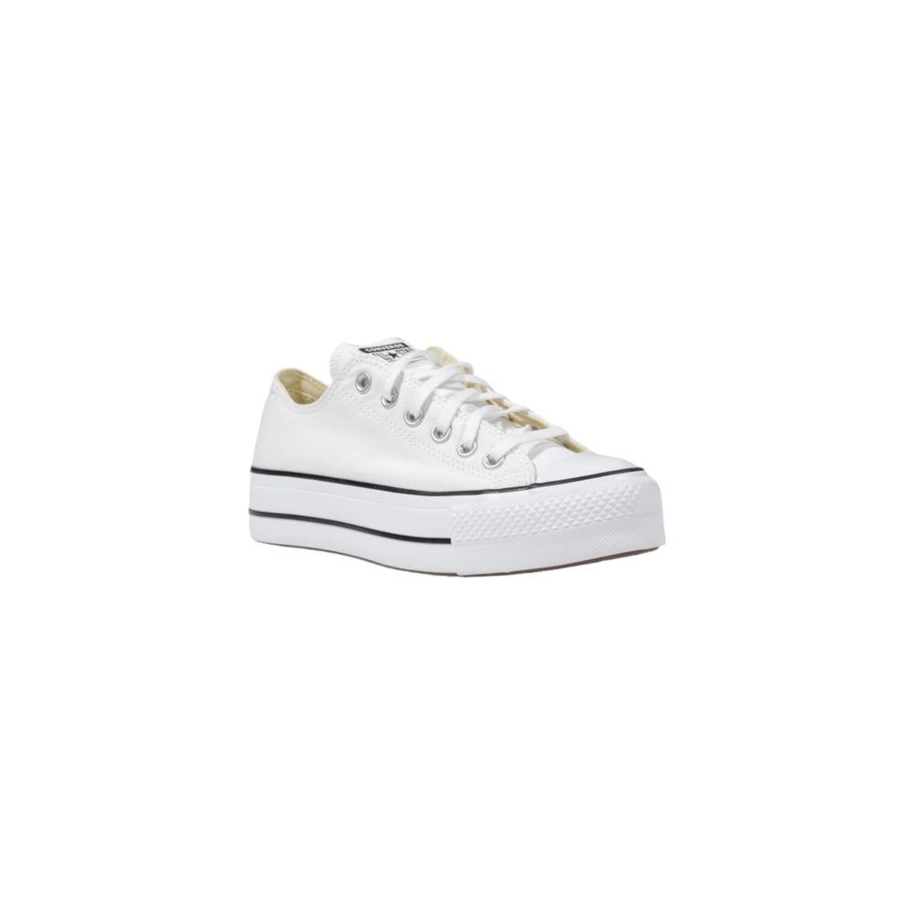 Converse White Platform Sneakers for Women detail view