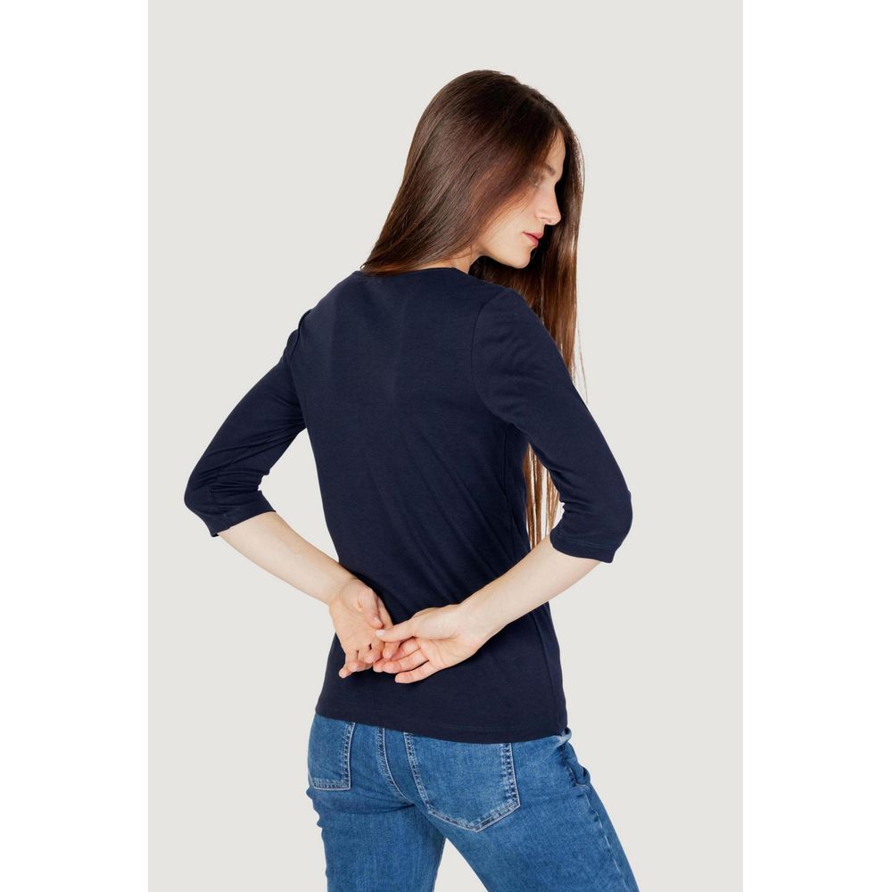 Street One Blue Long Sleeve T-Shirt for Women detail view