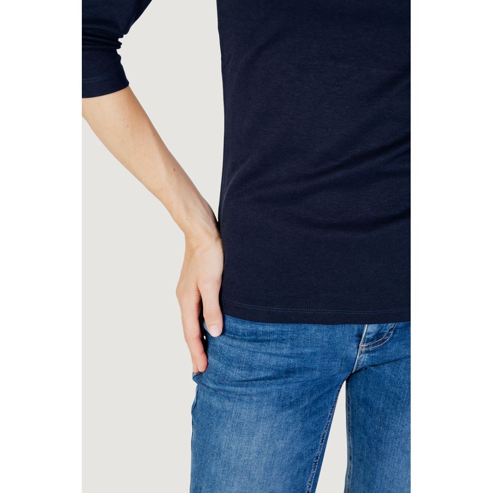 Street One Blue Long Sleeve T-Shirt for Women side view
