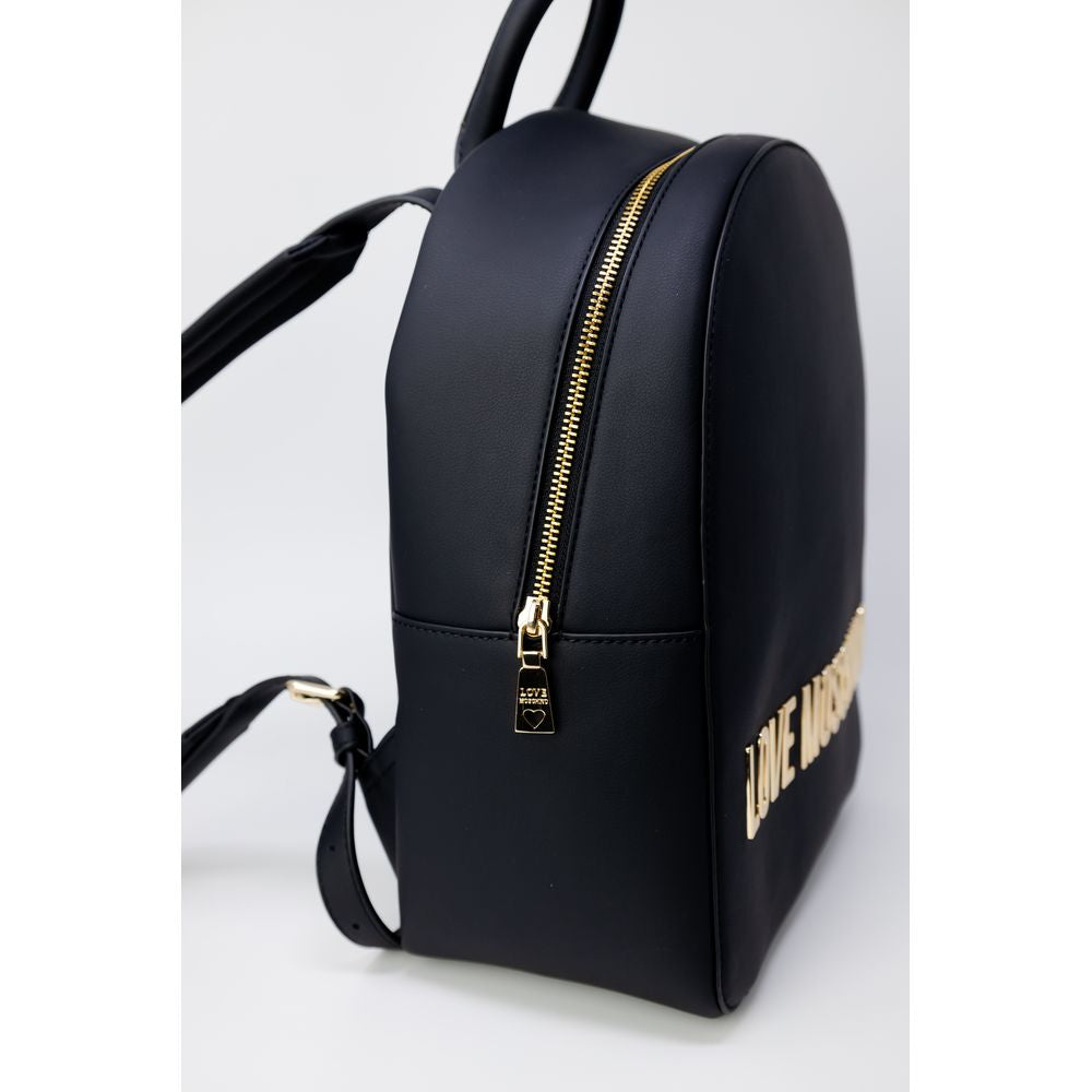 Love Moschino Black Backpack for Women detail view