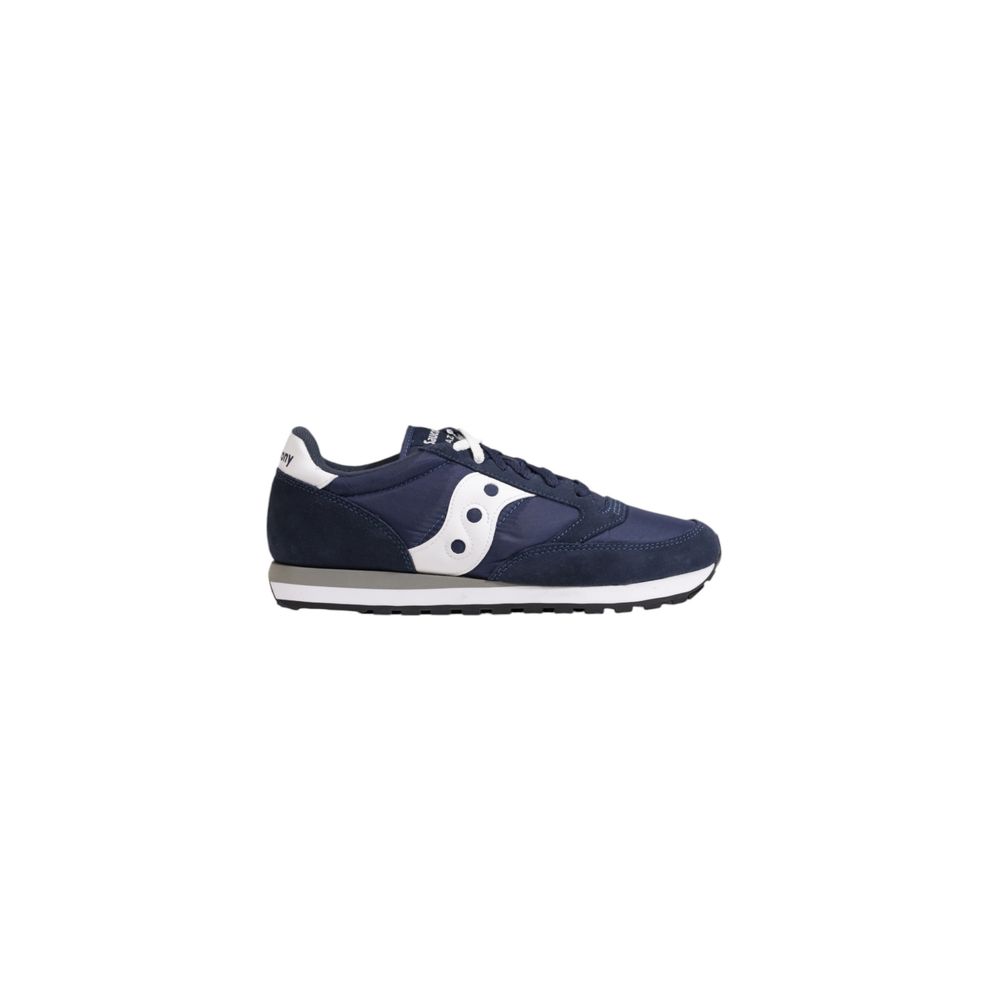 Baskets basses en cuir suédé bleu Saucony