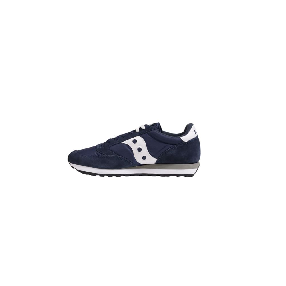 Baskets basses en cuir suédé bleu Saucony