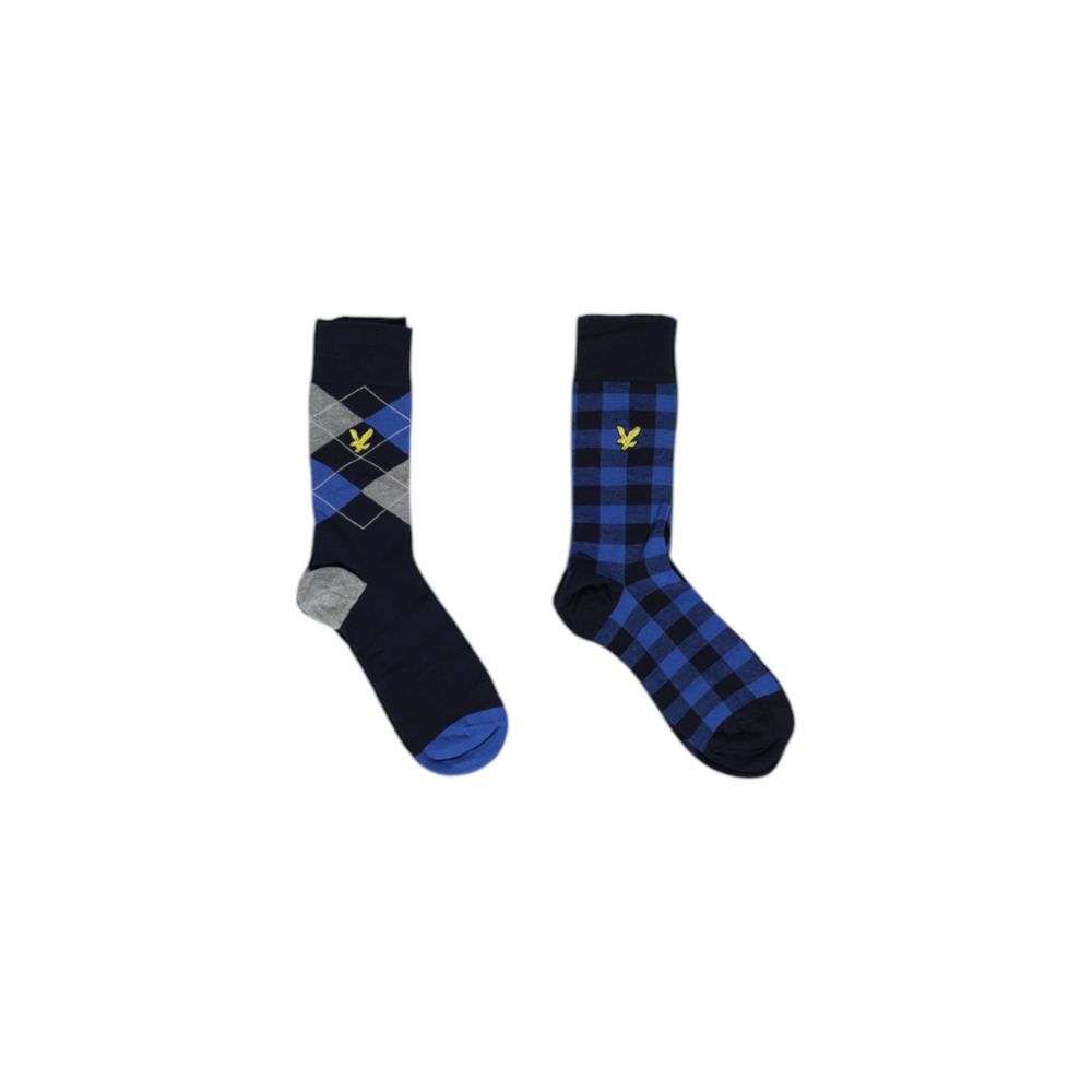 Lyle & Scott Blue Boxers for Men side view
