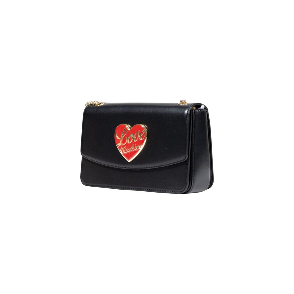 Sac à main Love Moschino noir en polyéthylène