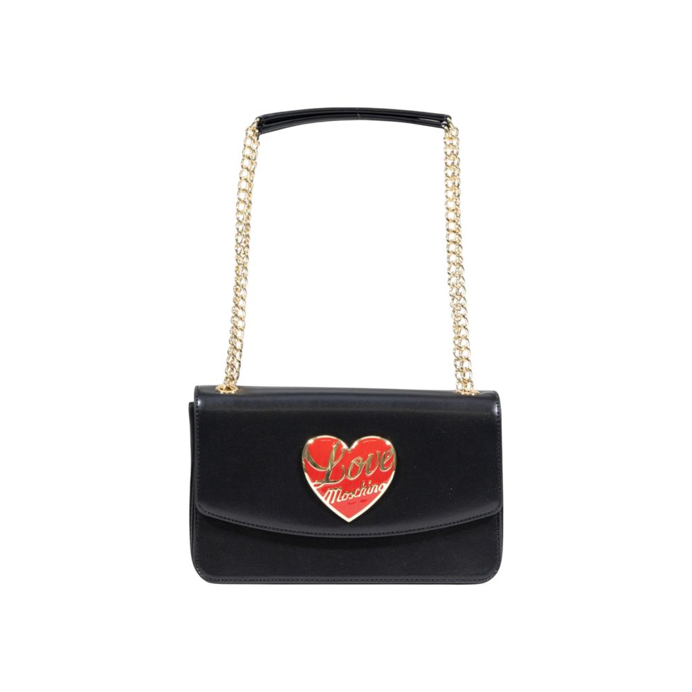 Sac à main Love Moschino noir en polyéthylène