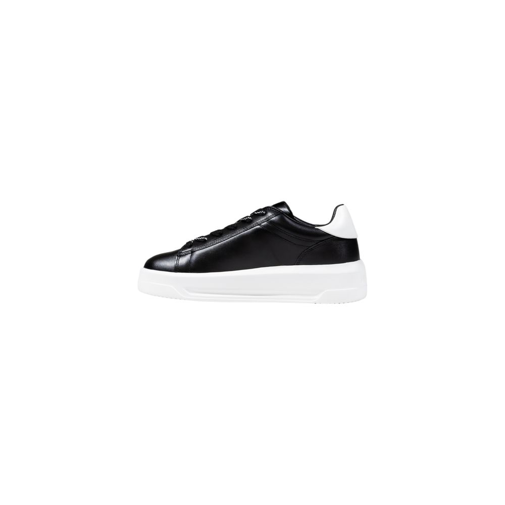 Baskets Chunky Love Moschino Noires et Blanches en Synthétique