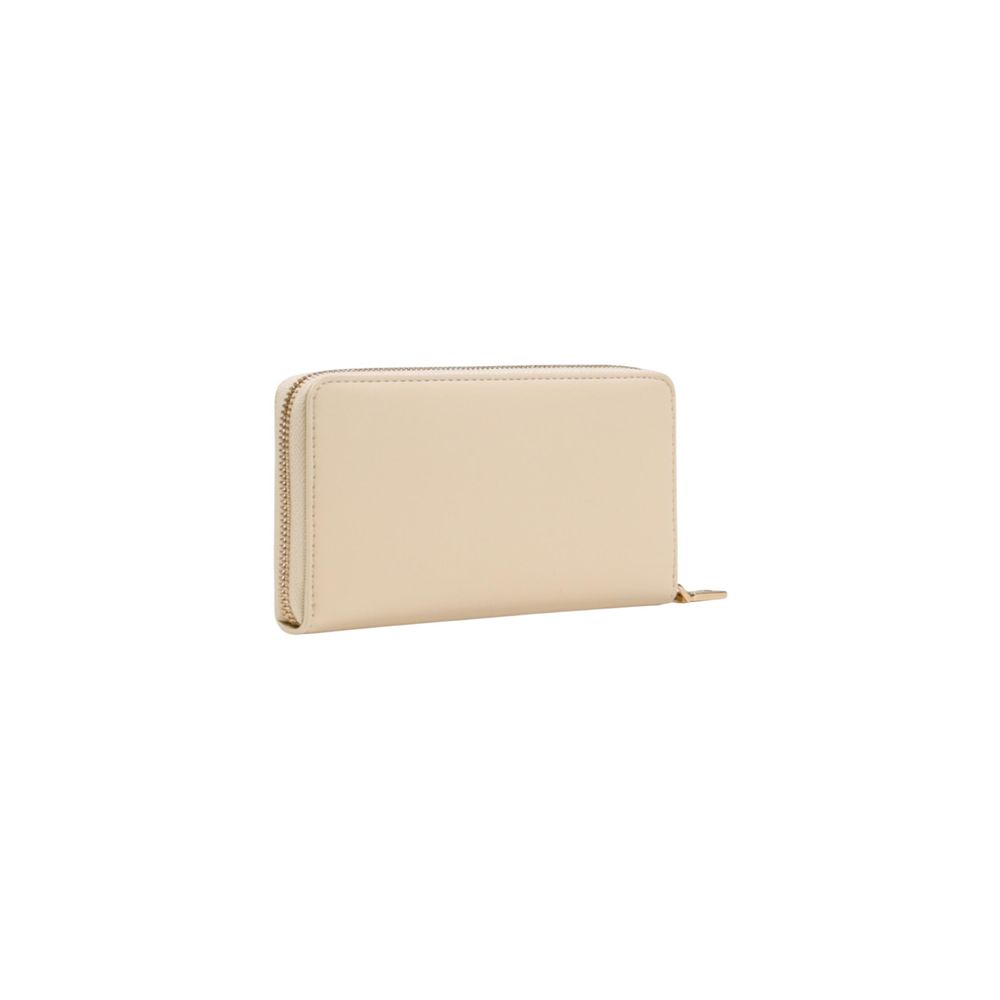 Portefeuille en polyéthylène beige Love Moschino