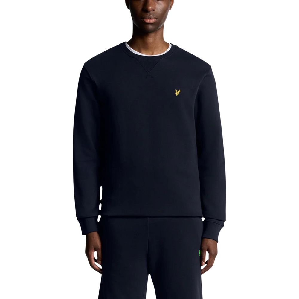 Sweat-shirt en coton bleu Lyle & Scott