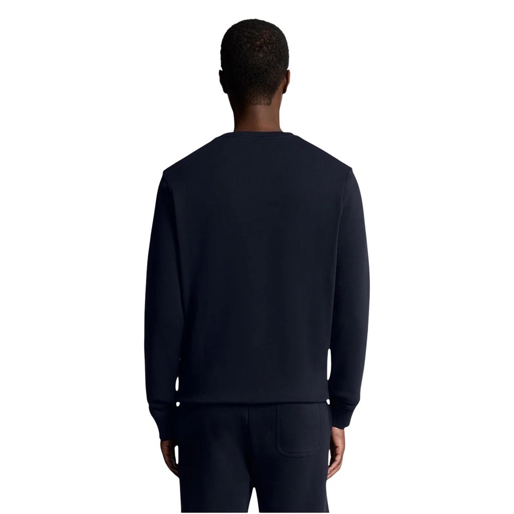 Sweat-shirt en coton bleu Lyle & Scott