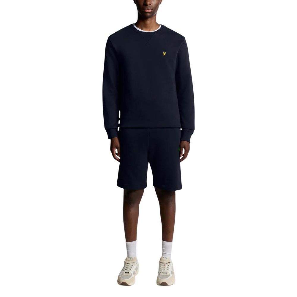 Sweat-shirt en coton bleu Lyle & Scott