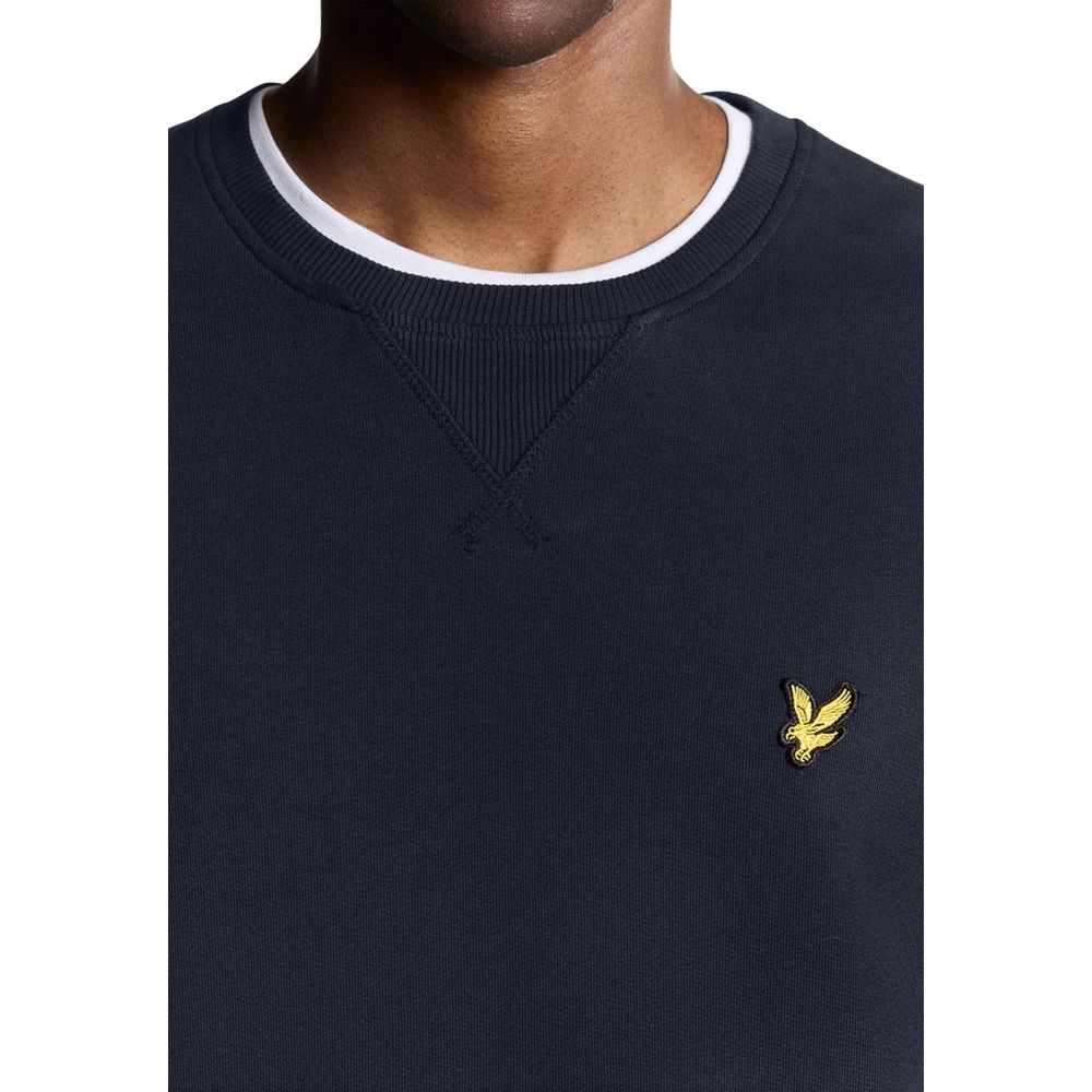 Sweat-shirt en coton bleu Lyle & Scott