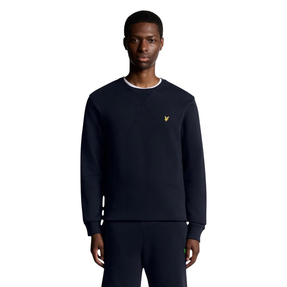 Sweat-shirt en coton bleu Lyle & Scott