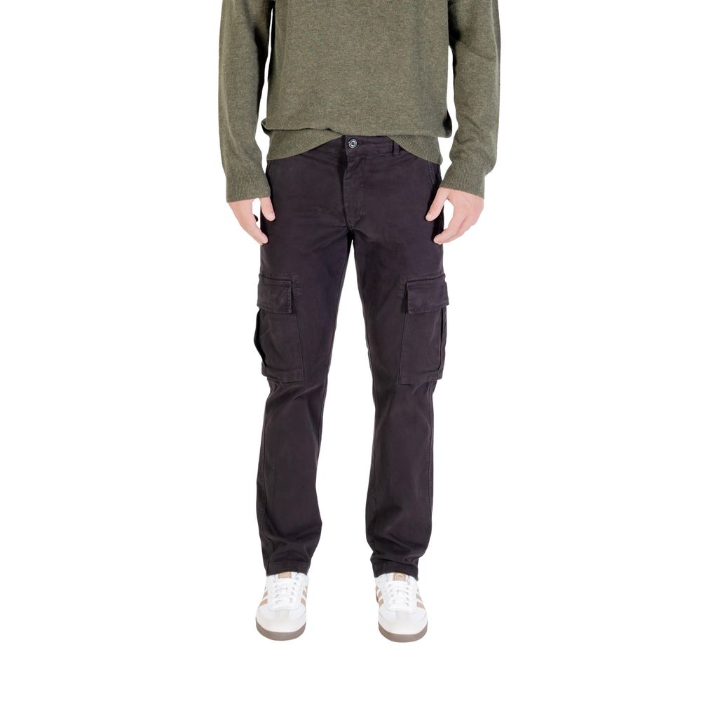 Lyle & Scott Black Cargo Pants for Men