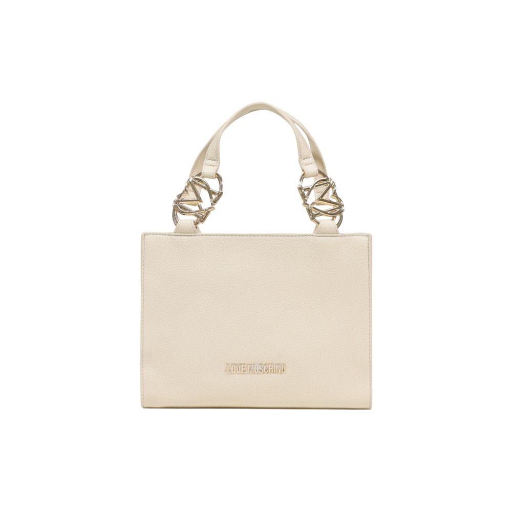 Love Moschino Beige Handbag for Women
