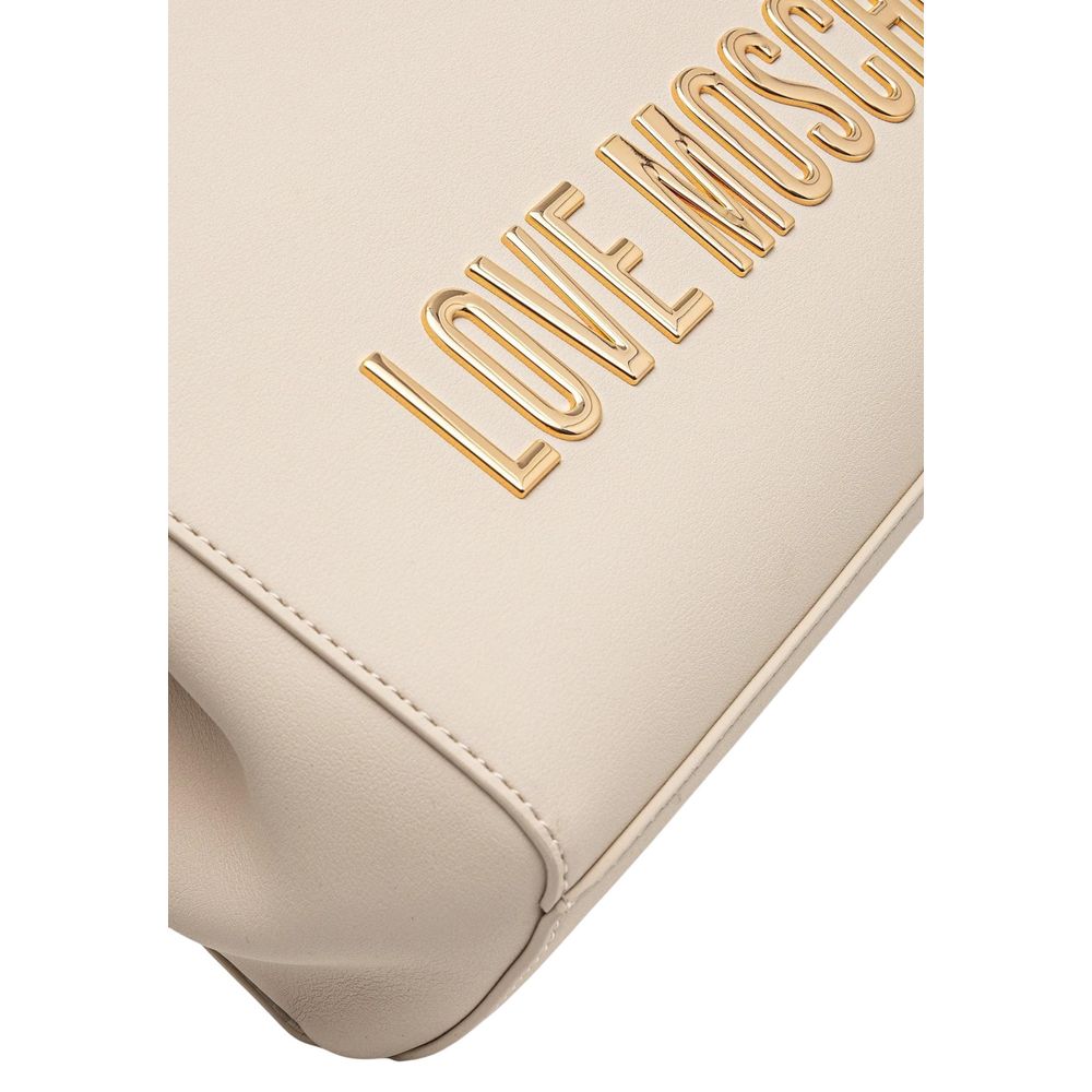 Love Moschino Beige Handbag for Women detail view
