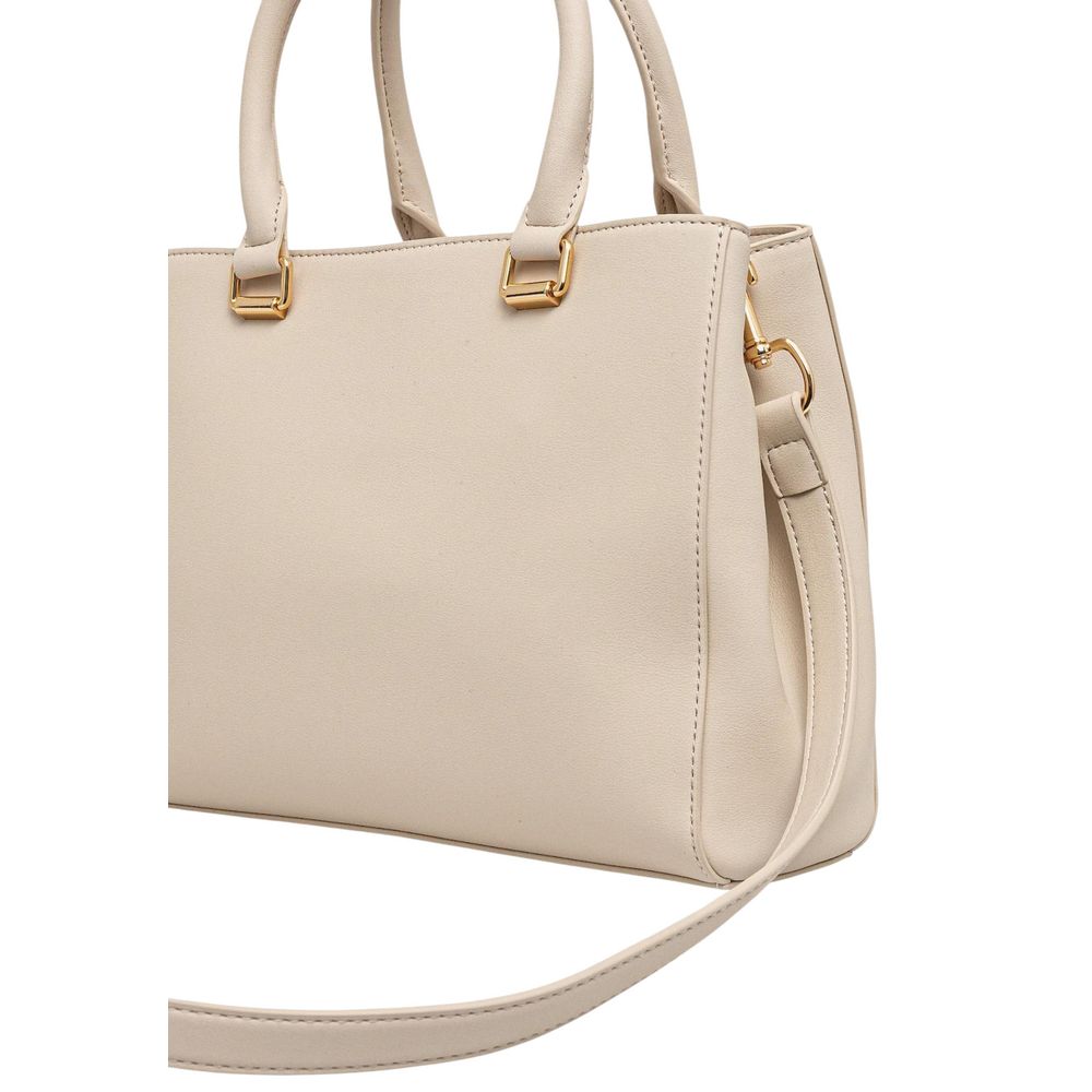 Love Moschino Beige Handbag for Women side view