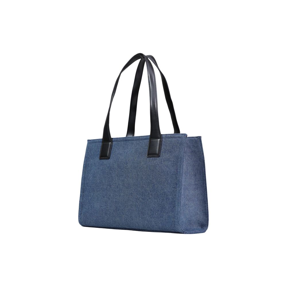 Love Moschino Blue Handbag for Women side view