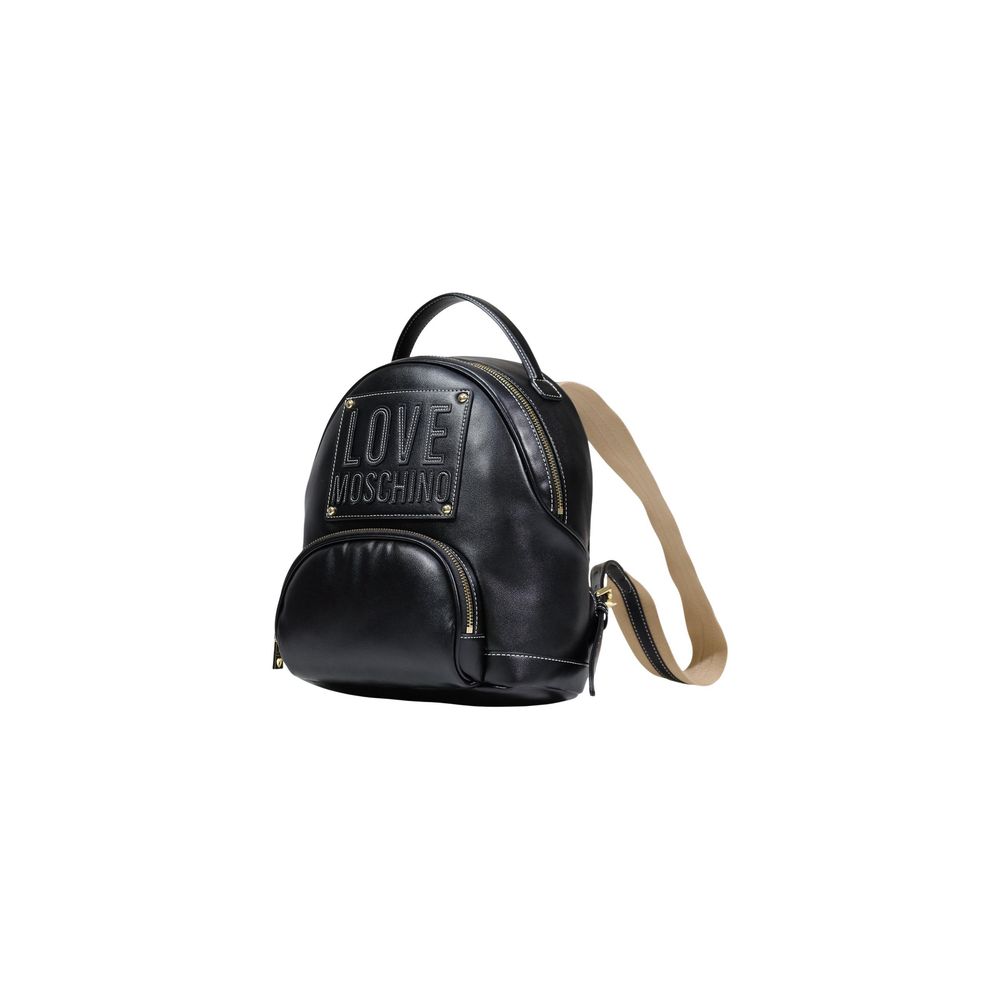 Love Moschino Black Backpack for Women detail view