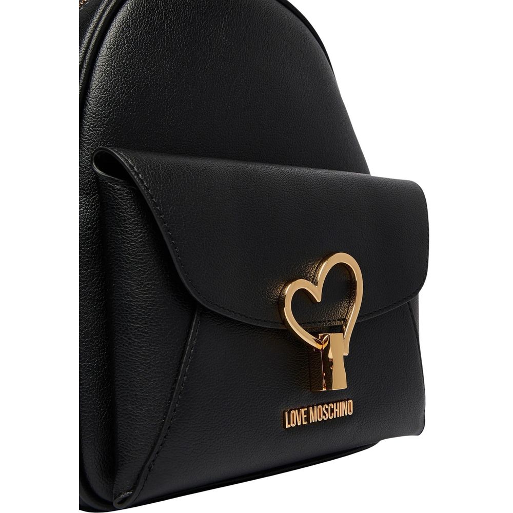 Love Moschino Black Backpack for Women alternate view