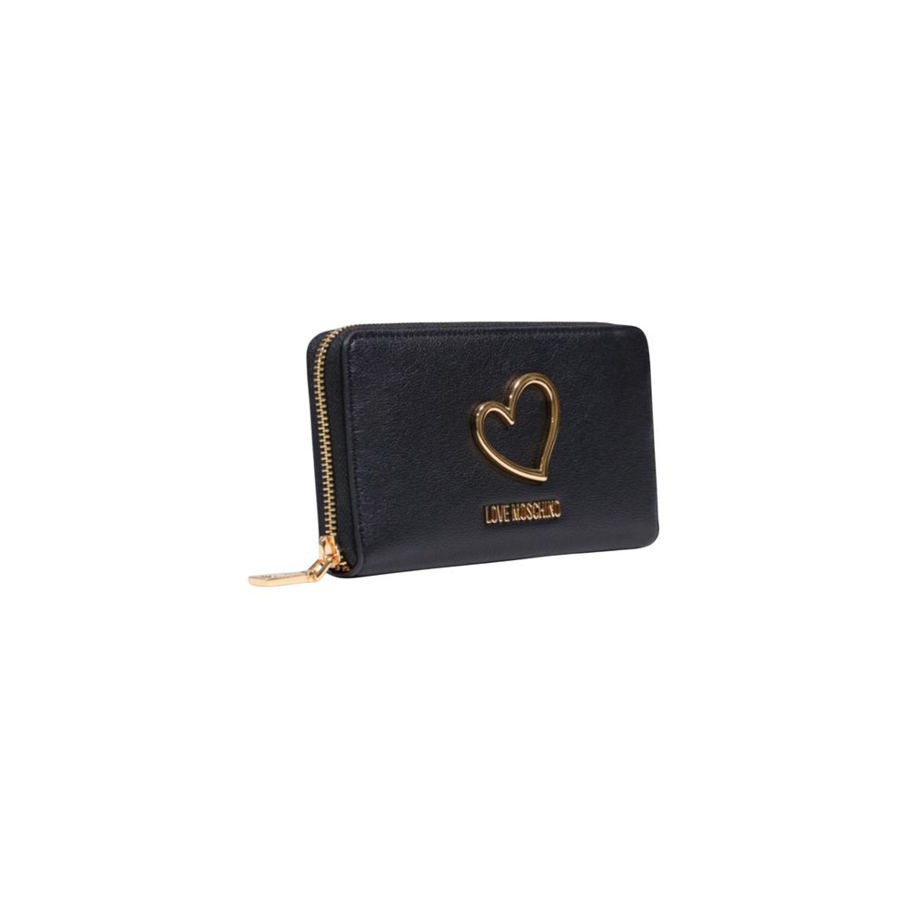 Love Moschino Black Wallet for Women alternate view