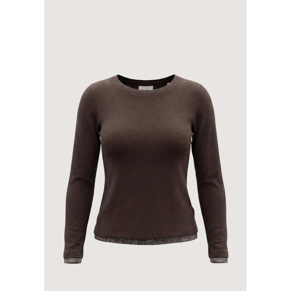 Street One Brown Long Sleeve T-Shirt for Women additional view