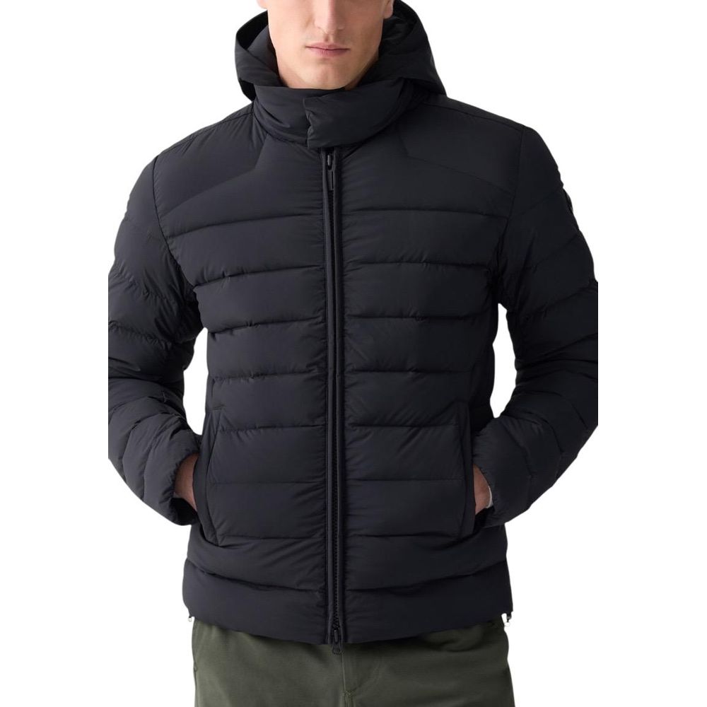 Colmar Originals Black Coat for Men detail view