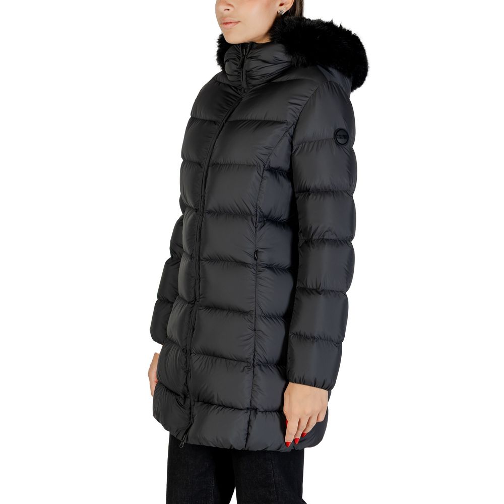 Colmar Originals Black Coat for Women side view