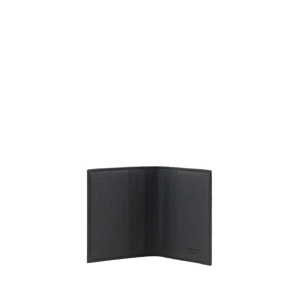 Ferragamo Black Wallet for Men detail view