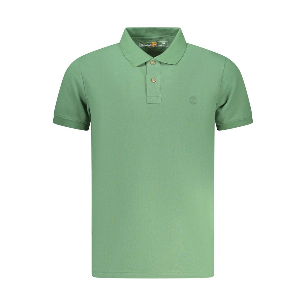 Polo en coton vert Timberland pour homme