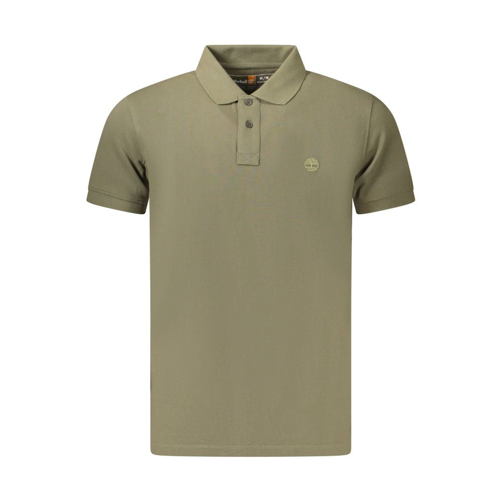 Polo en coton vert Timberland pour homme