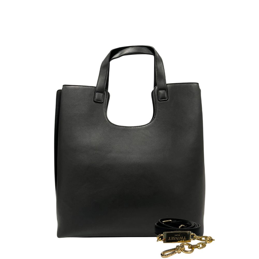 Twinset Black Shoulder Bag for Women detail view