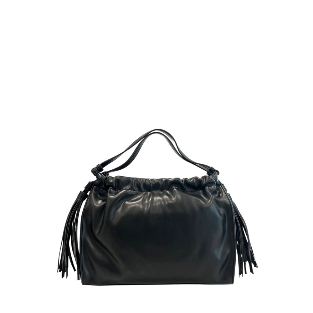 Sac bandoulière Twinset noir en similicuir pour femme