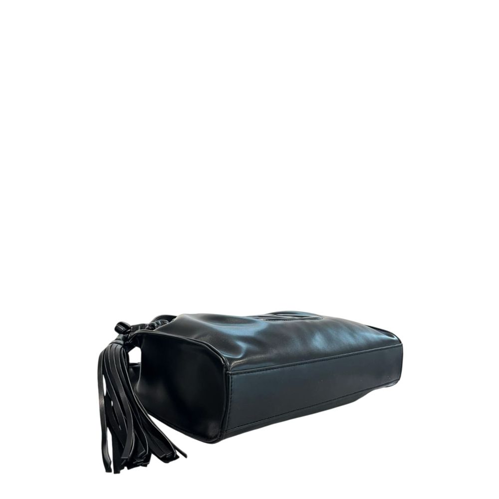 Sac bandoulière Twinset noir en similicuir pour femme
