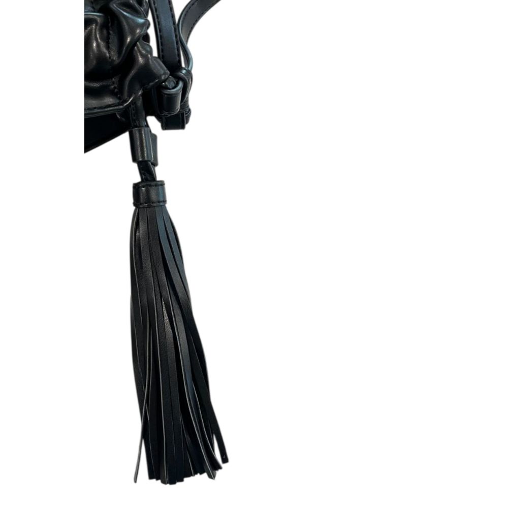 Sac bandoulière Twinset noir en similicuir pour femme
