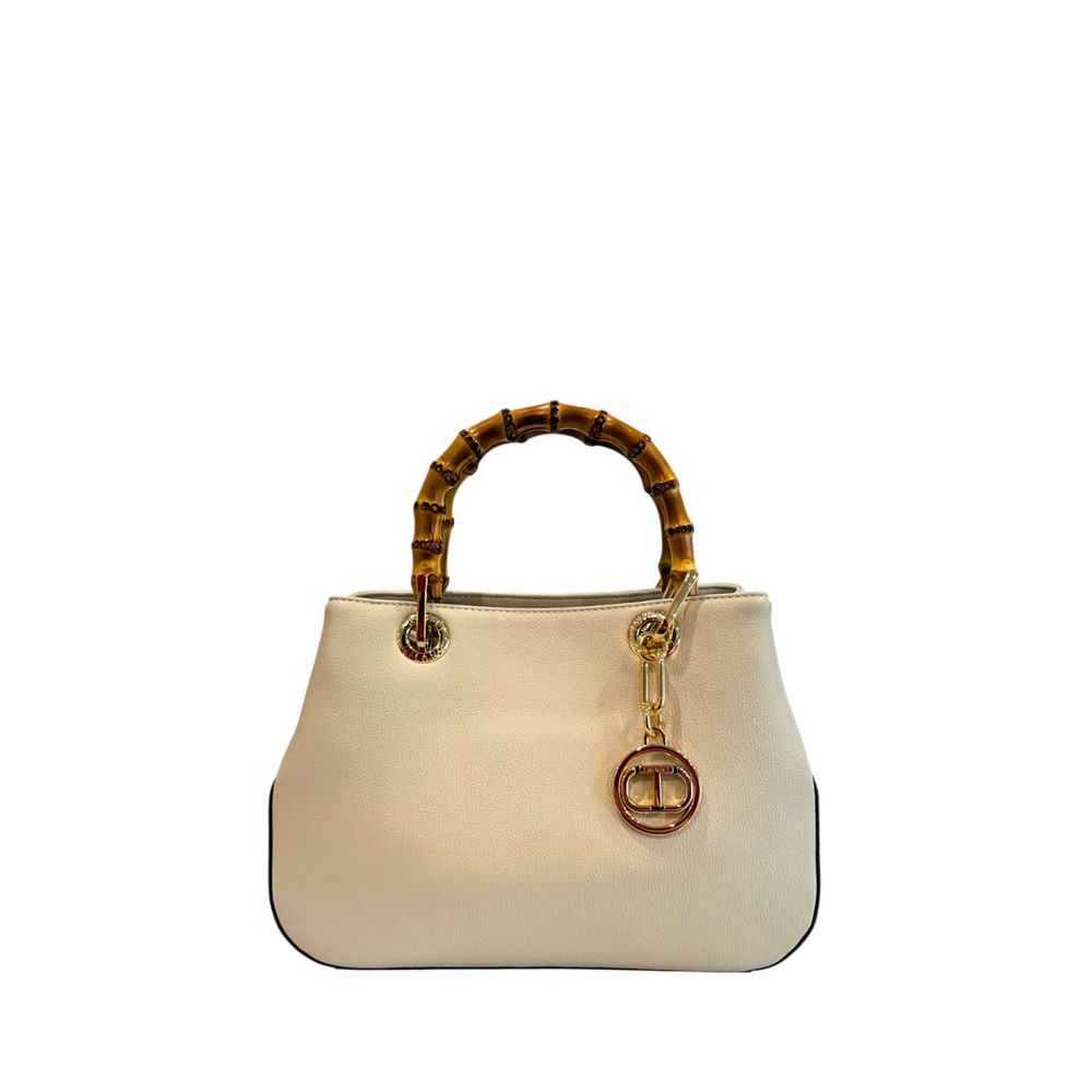Sac à main femme Twinset beige en similicuir