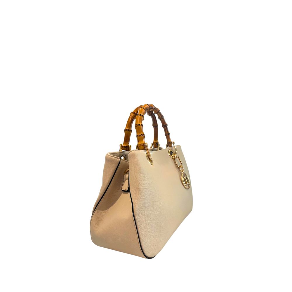 Sac à main femme Twinset beige en similicuir