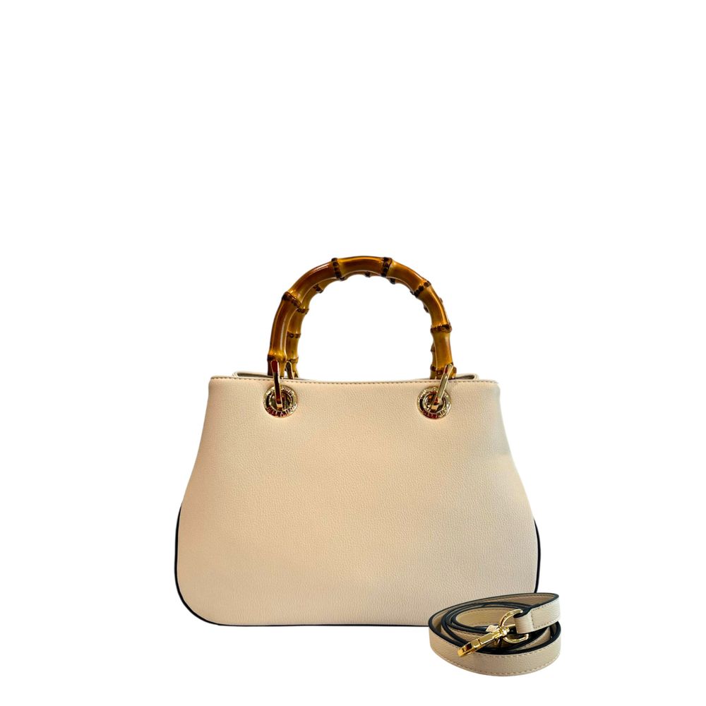 Sac à main femme Twinset beige en similicuir