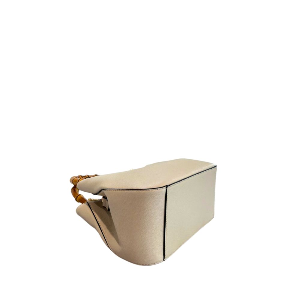 Sac à main femme Twinset beige en similicuir