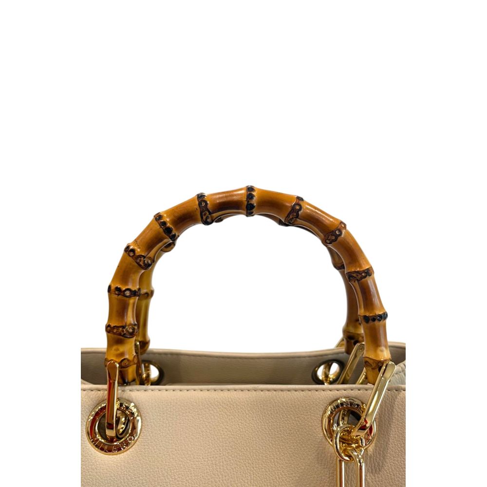 Sac à main femme Twinset beige en similicuir