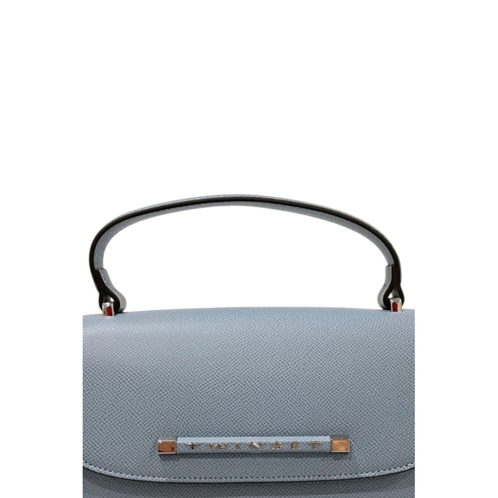 Sac à main Twinset bleu en polyuréthane pour femme